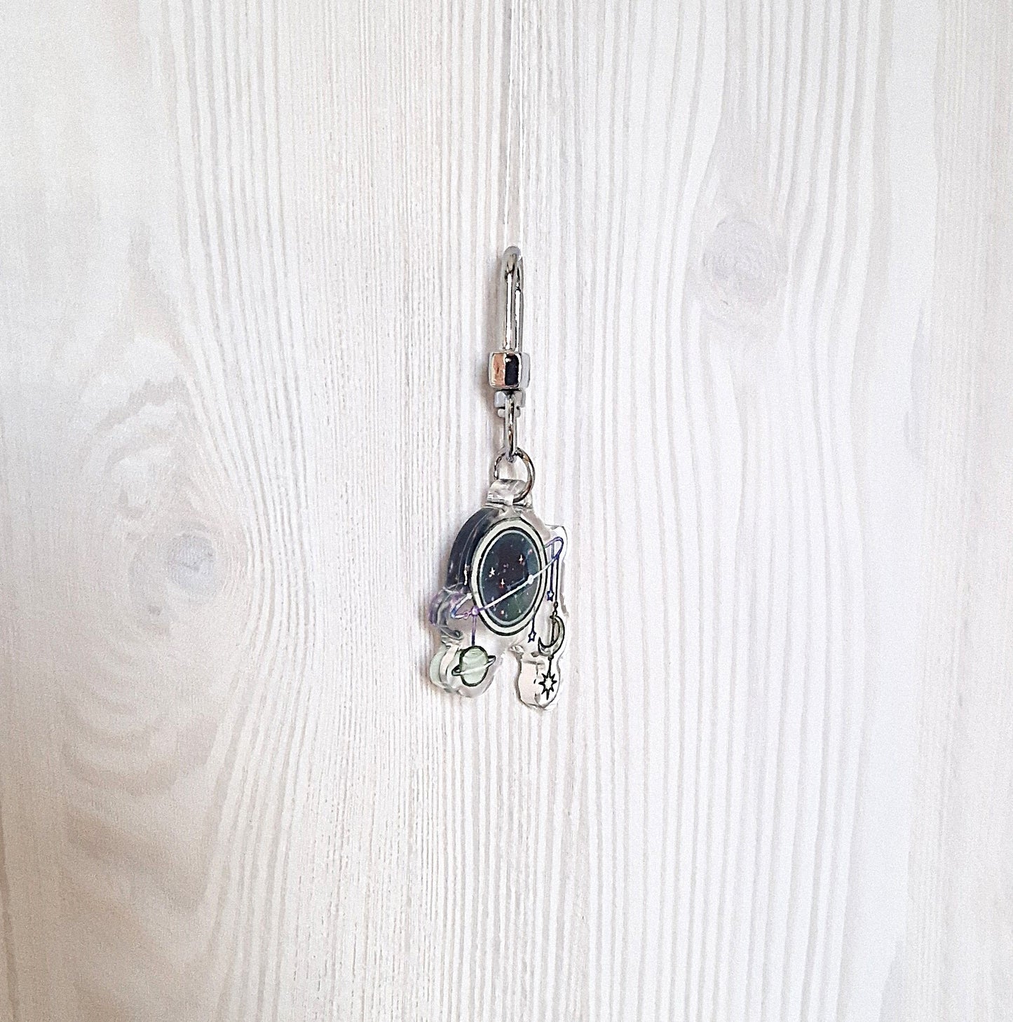 Schlüsselanhänger - Space - Acryl Anhänger Charm