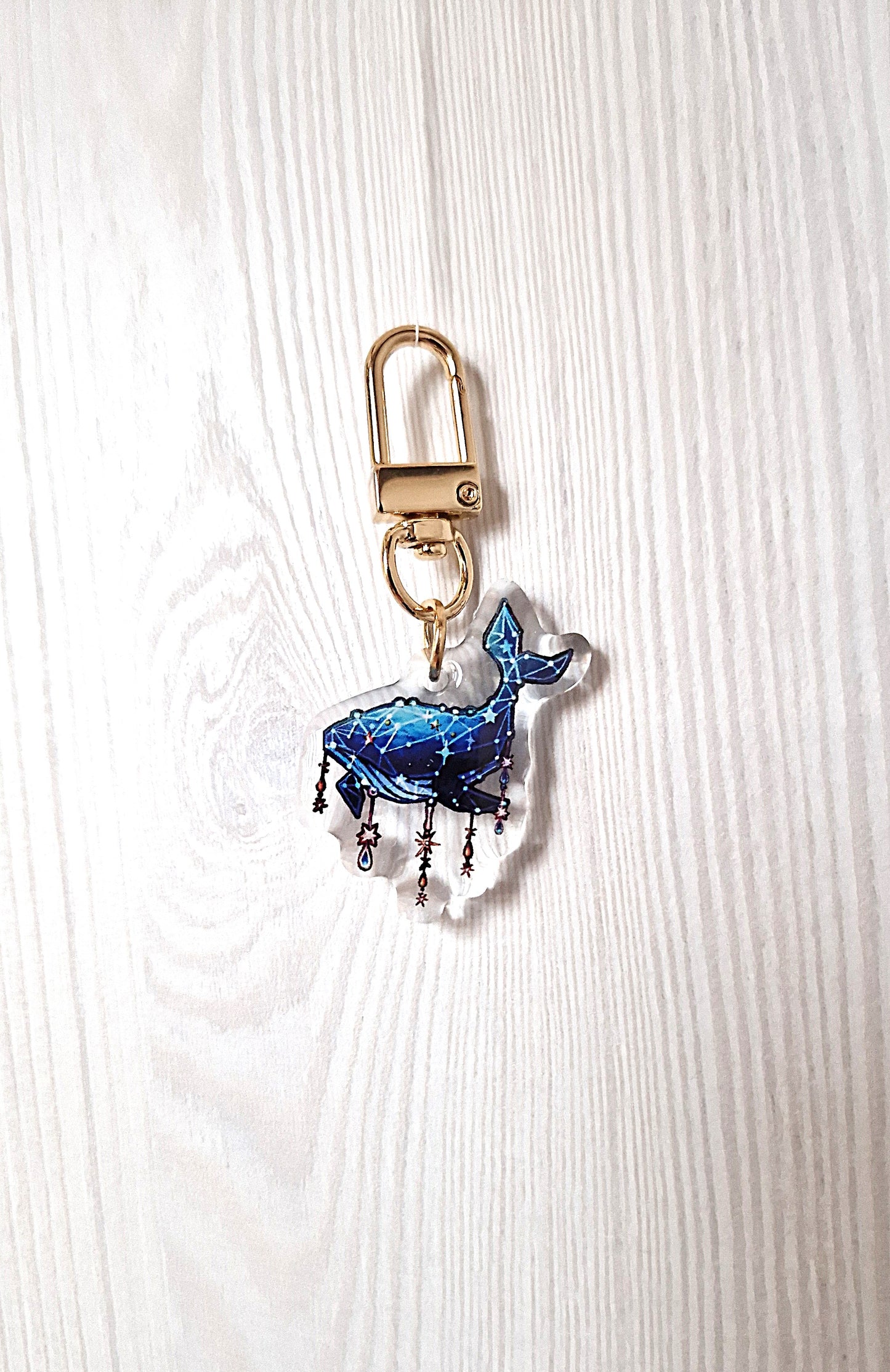 Schlüsselanhänger - Spacey Whaley - Acryl Anhänger Charm