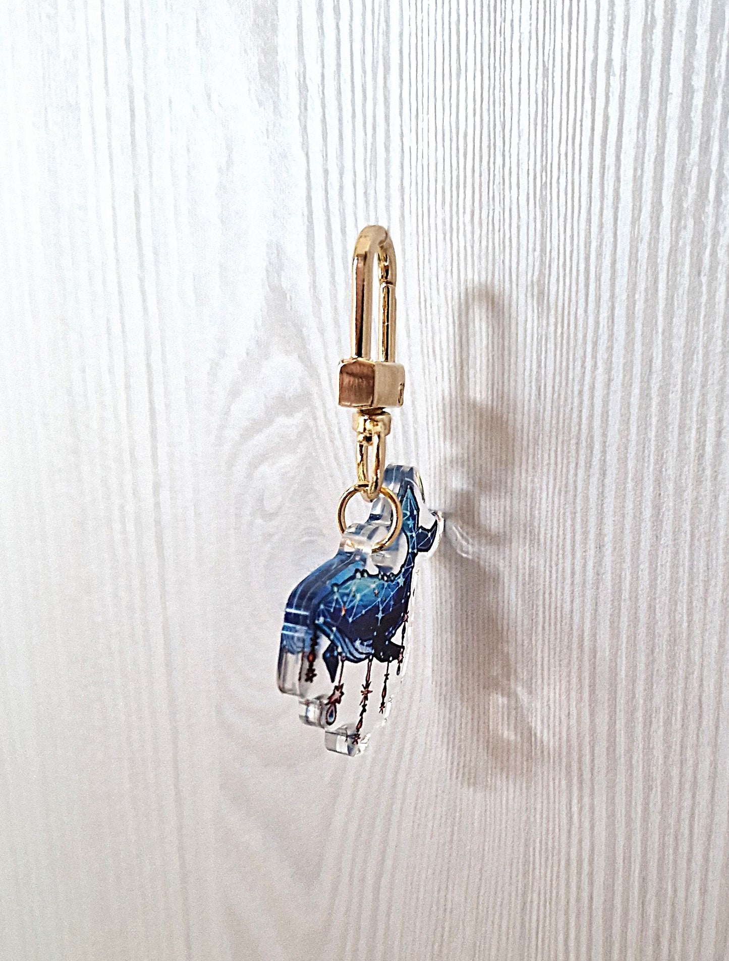 Schlüsselanhänger - Spacey Whaley - Acryl Anhänger Charm