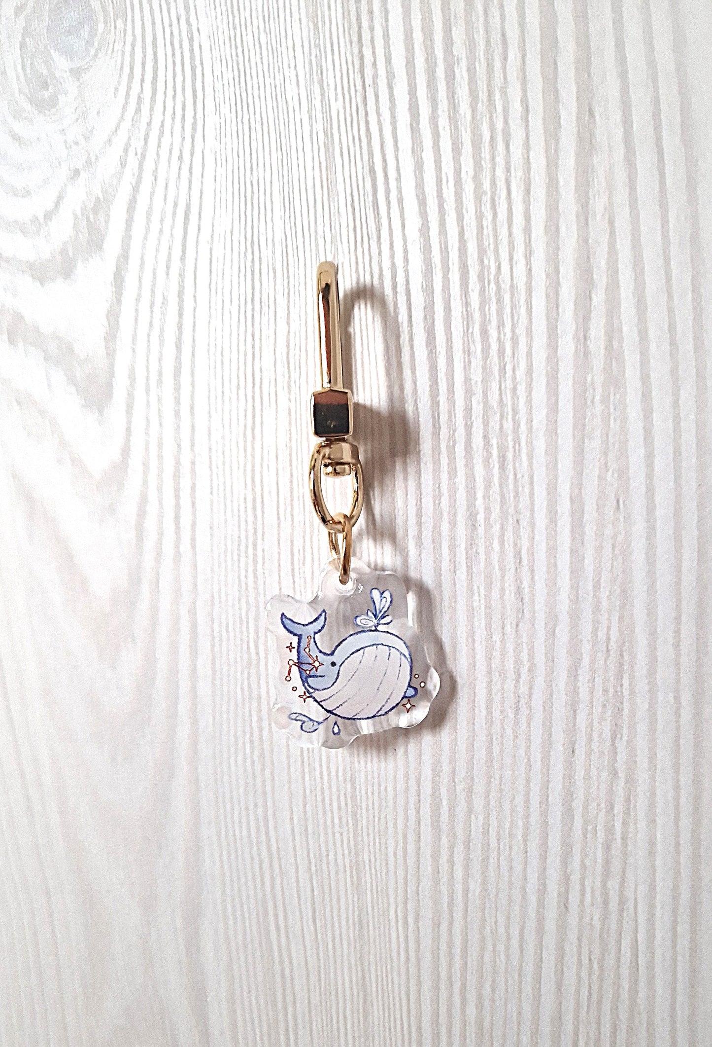 Schlüsselanhänger - Baby Whale - Acryl Anhänger Charm