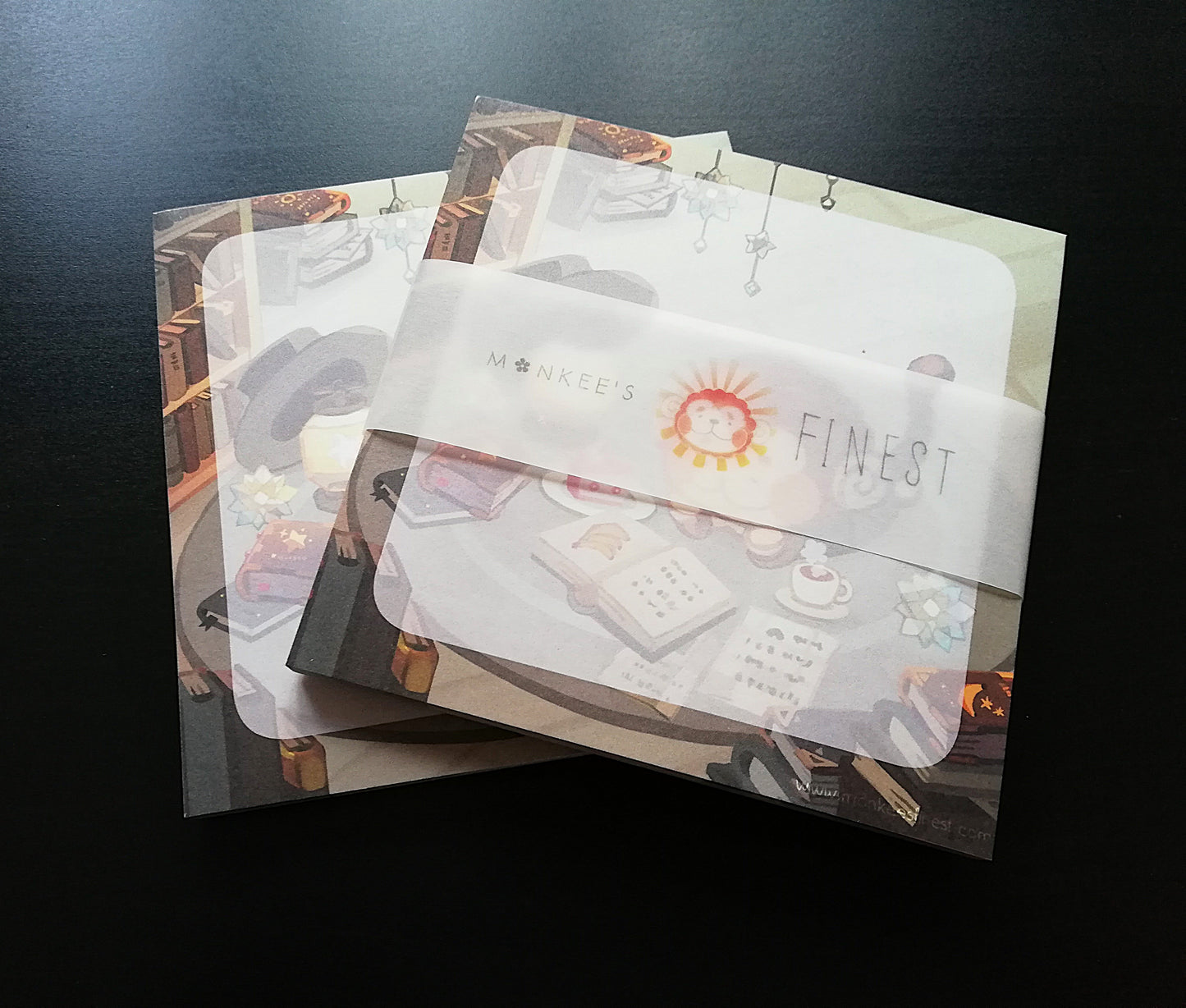 Monkee II Notepad 10,5x10,5 cm quadratisch Notizblock