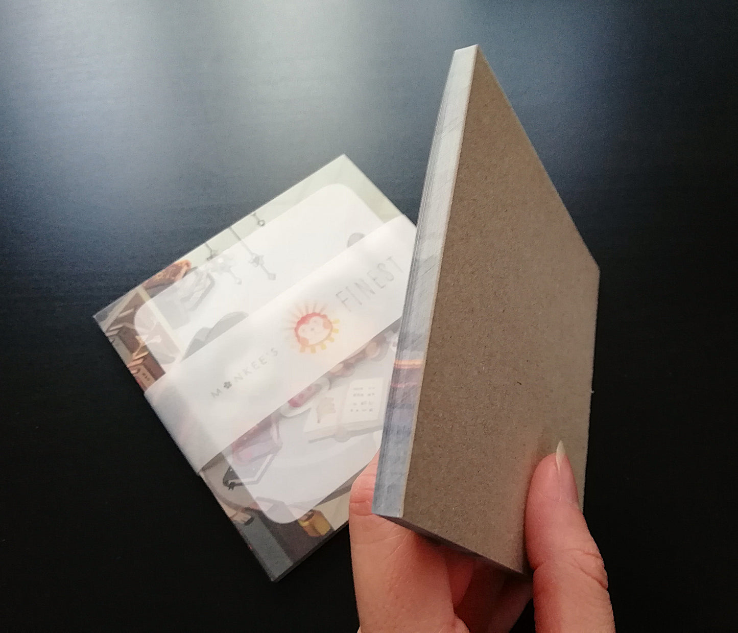 Monkee II Notepad 10,5x10,5 cm quadratisch Notizblock