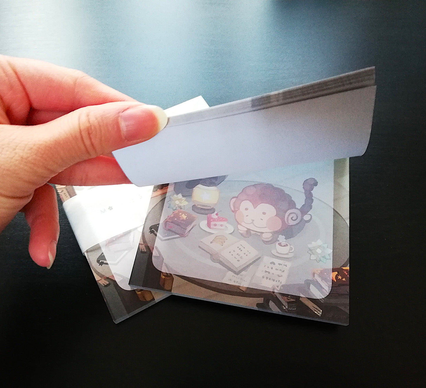 Monkee II Notepad 10,5x10,5 cm quadratisch Notizblock