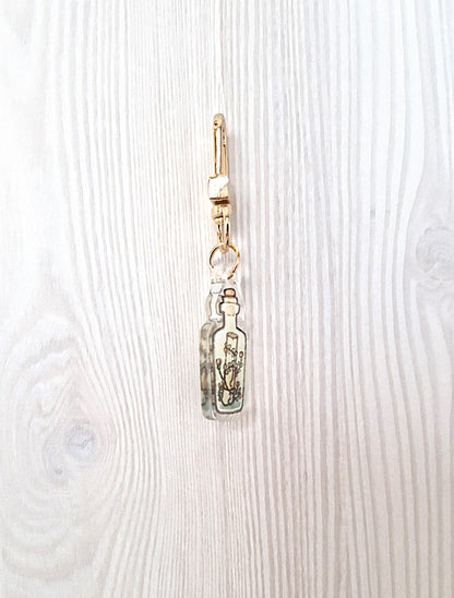 Schlüsselanhänger Flaschenpost Acryl Anhänger Charm