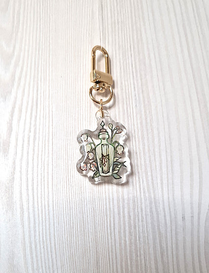 Schlüsselanhänger - Flaschenpost II - Acryl Anhänger Charm