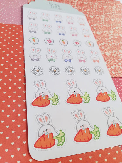 T1 [Monkee'sFinest] Hangry Buns - Handmade Stickerbogen Set